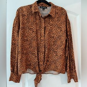 Leopard blouse